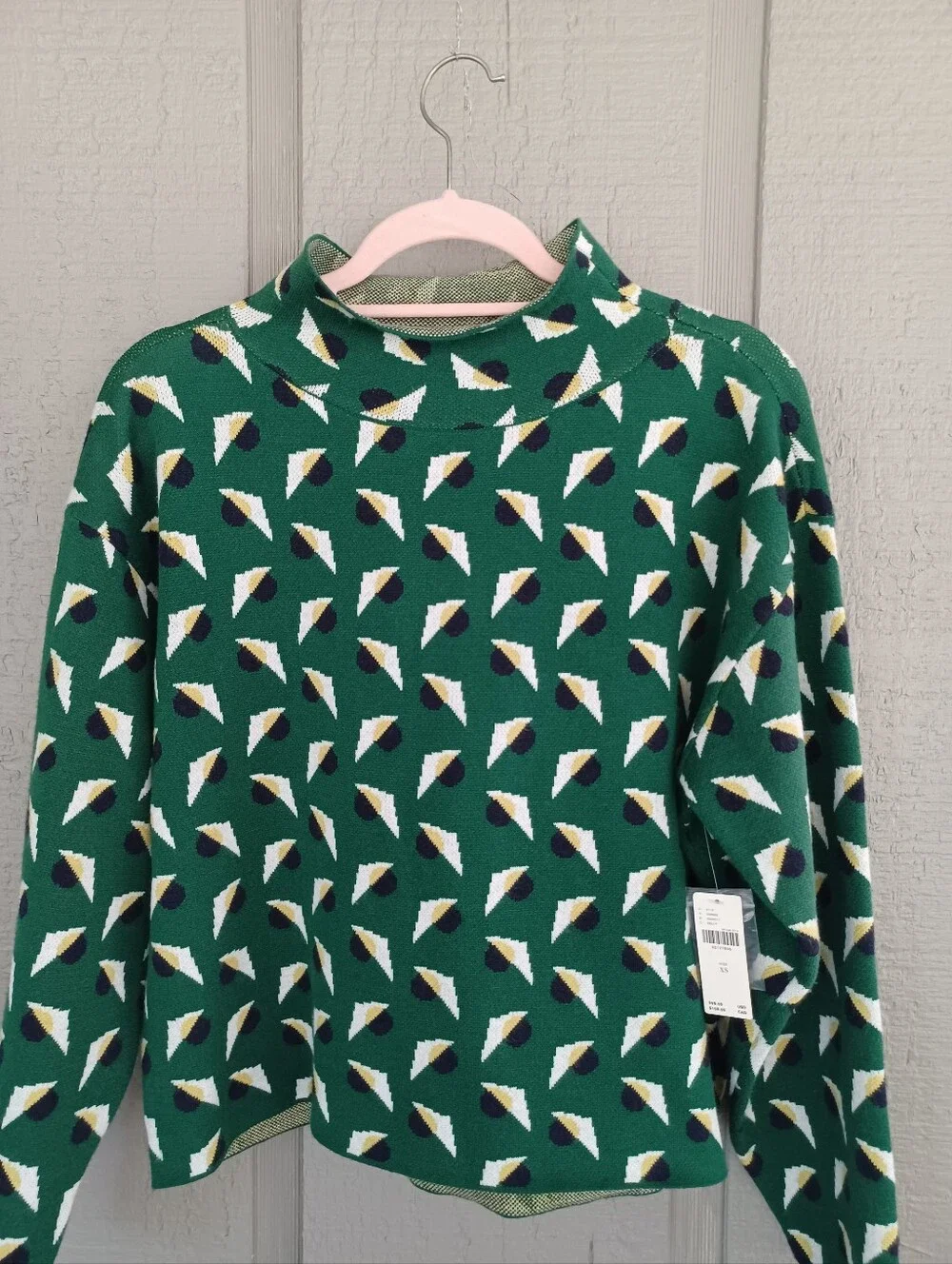 Anthropologie Maeve Carys Mock Neck Sweater Size XS Women Pullover Stretch